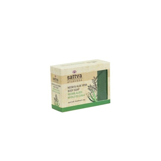 

Саттва, Аюрведа, мыло, ним и алоэ, 125 г, Sattva