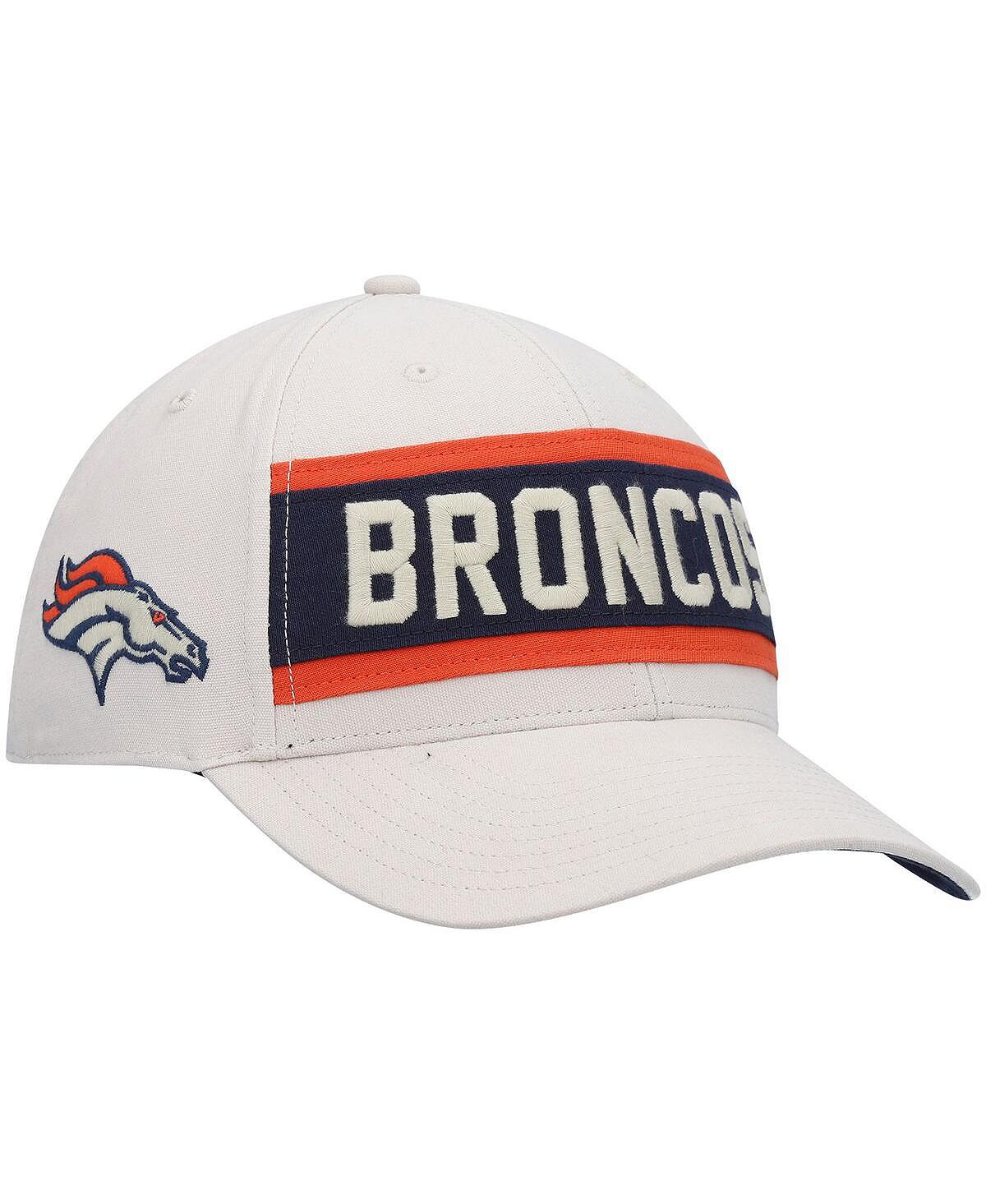 Мужская регулируемая кепка кремового цвета Denver Broncos Crossroad MVP '47 '47 Brand