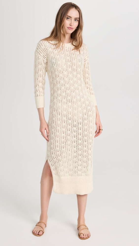 

Платье NSF Georgina Crew Sweater, белый