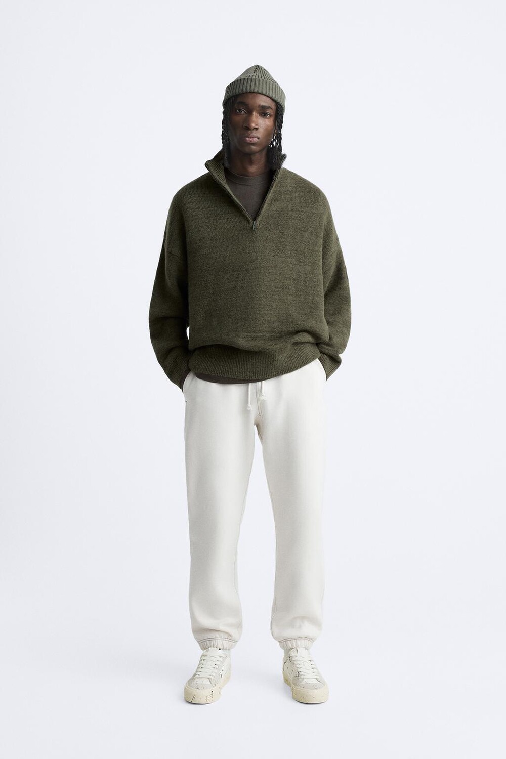 

Печатные тренеры ZARA, белый