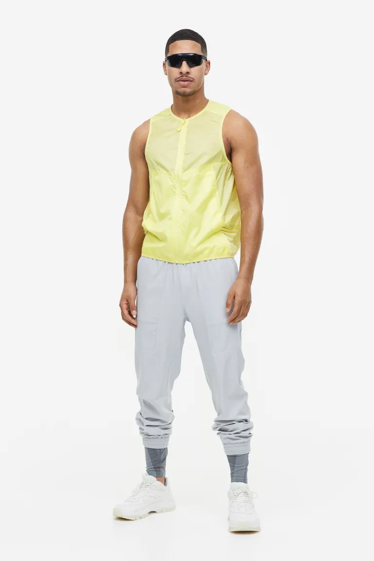 

Легкий жилет для бега H&M, желтый