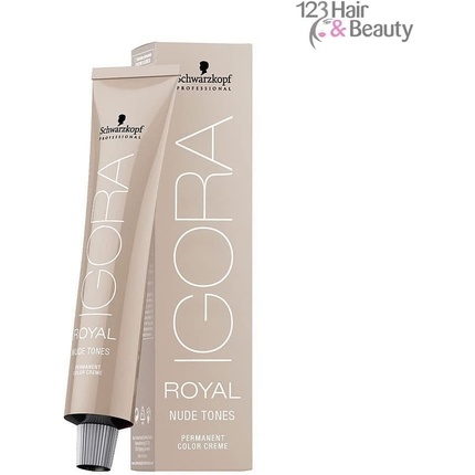 

Профессиональная краска для волос Igora Royal Nude Tones 8/46 Светло-русый бежевый шоколадный 60 мл, Schwarzkopf