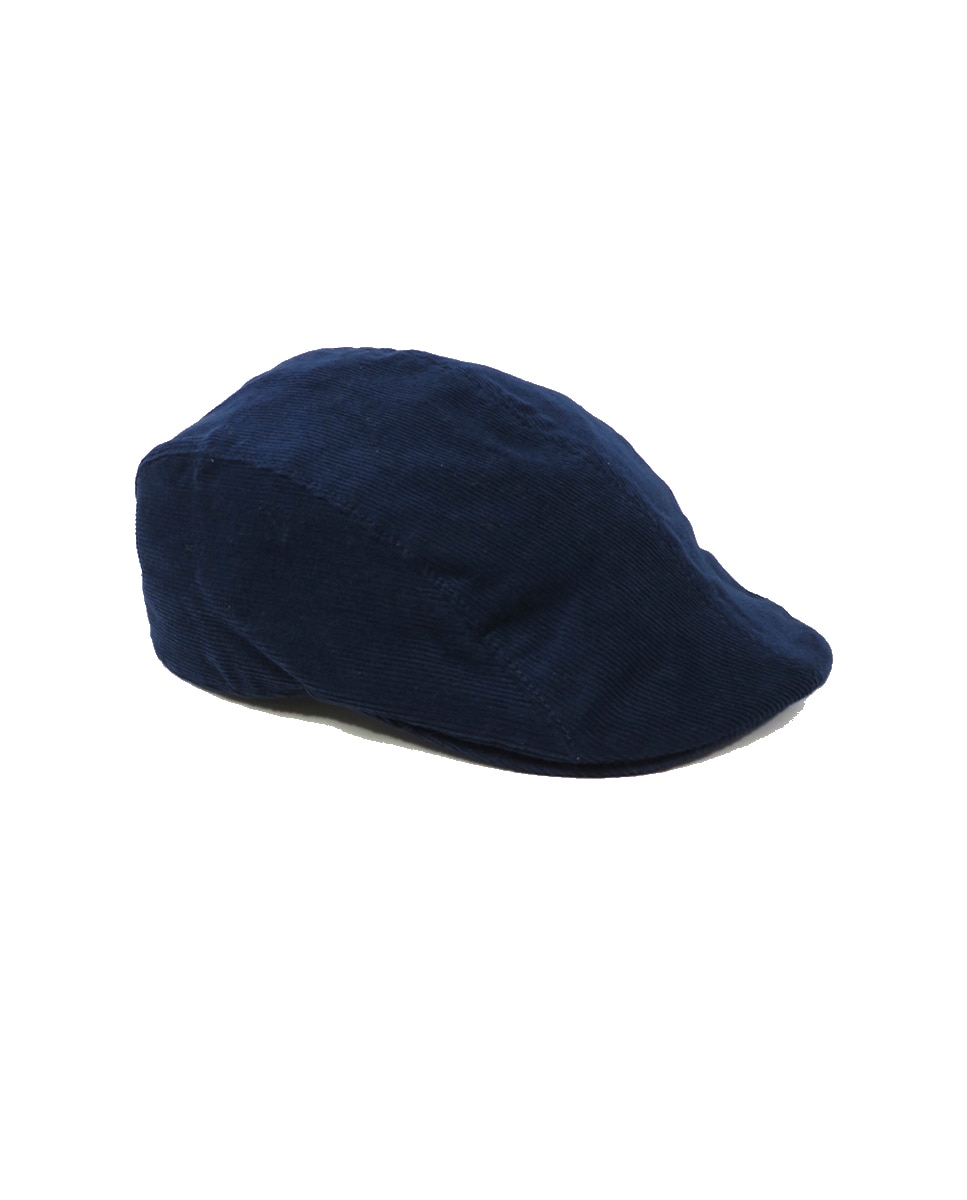 Мужская кепка из вельветовой ткани темно-синего цвета. Pertegaz, синий