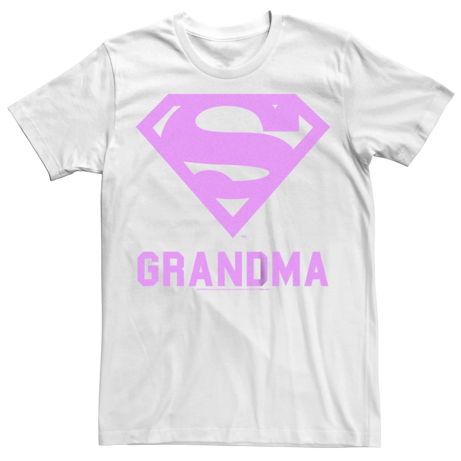 

Розовая футболка бойфренда с логотипом Superman для юниоров Grandma Word Licensed Character