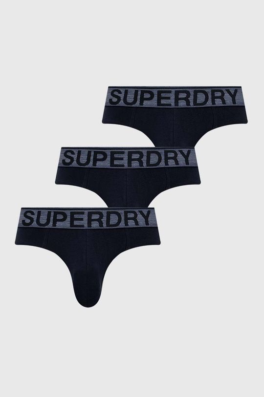 3 упаковки нижнего белья Superdry, темно-синий