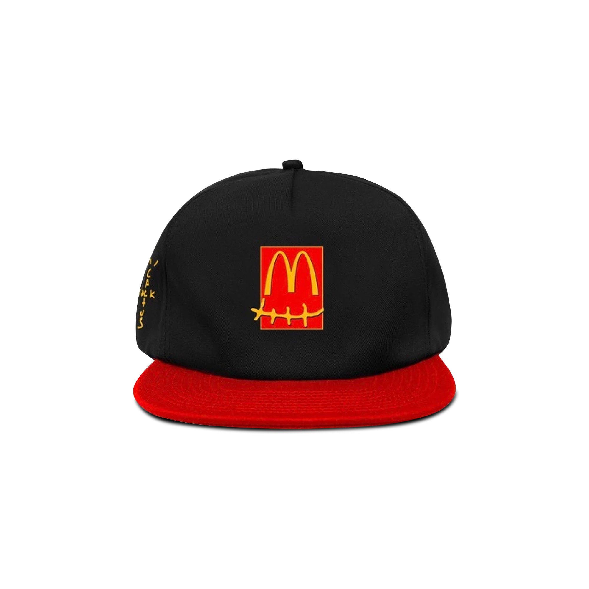 цена Кактус Джек от Трэвиса Скотта x Черная шляпа Smile от McDonalds