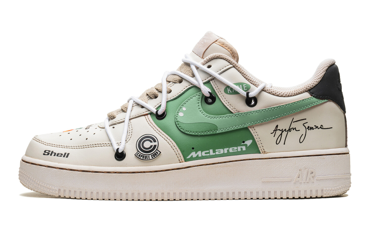 

Кроссовки Nike Air Force 1 Skateboarding Shoes Unisex Low-top, зеленый