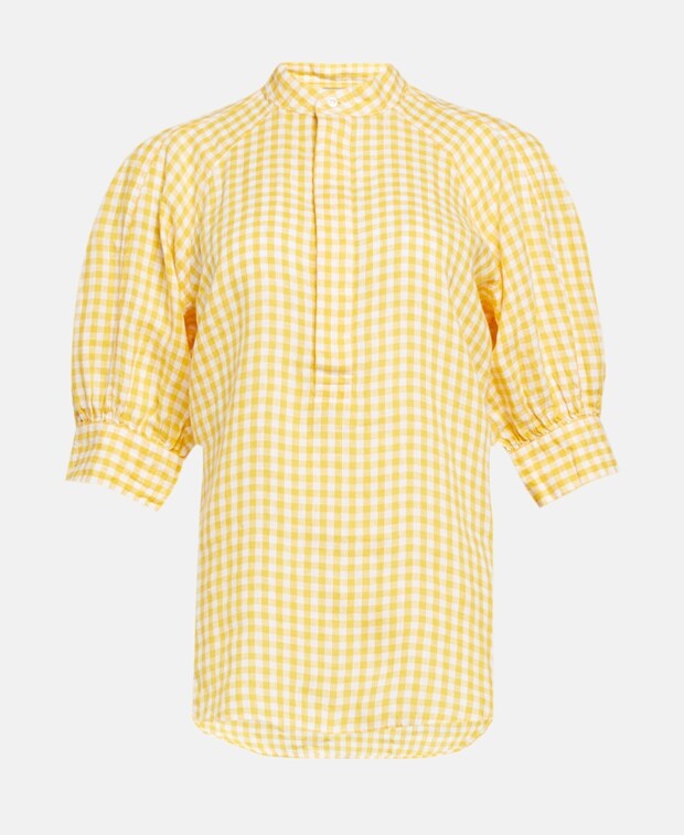 

Льняная блузка Polo Ralph Lauren, желтый
