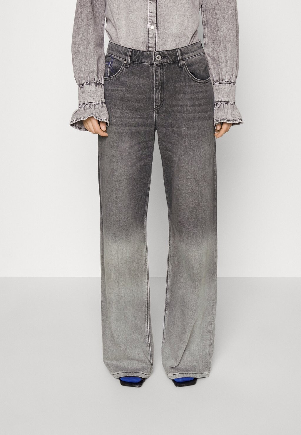 

Джинсы Bootcut RELAXED Karl Lagerfeld, черное омбре