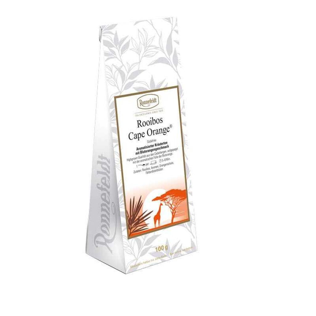 

Травяной чай Rooibos Cape Orange со вкусом апельсина 100г Ronnefeldt