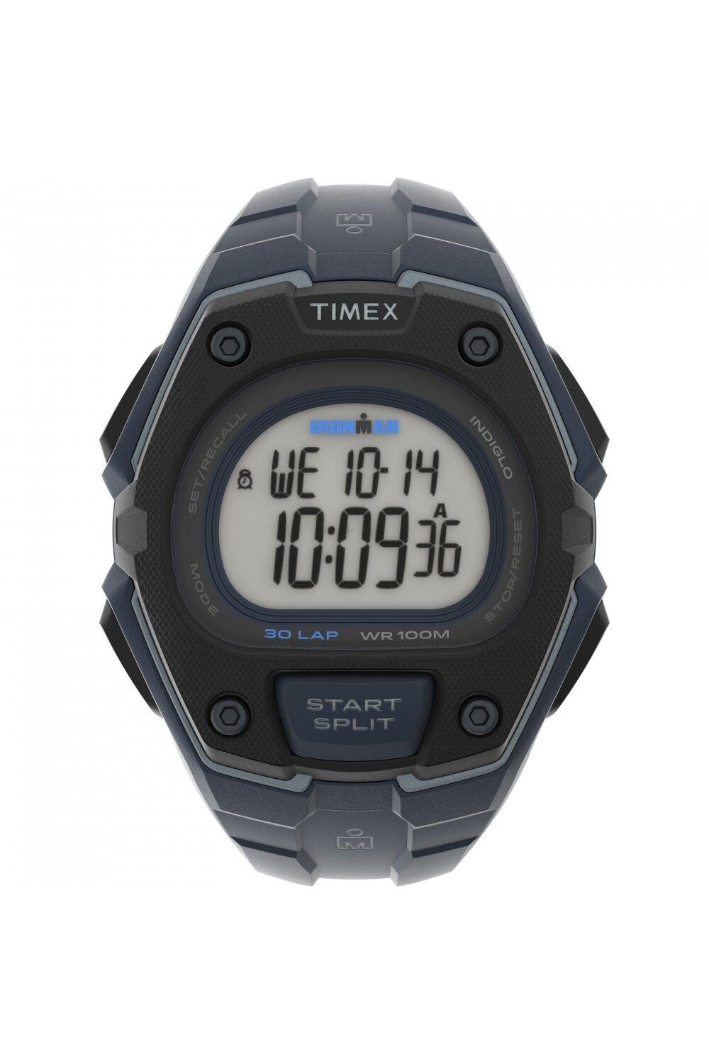 

Классические цифровые кварцевые часы из пластика/смола — Tw5M48400 Timex, черный
