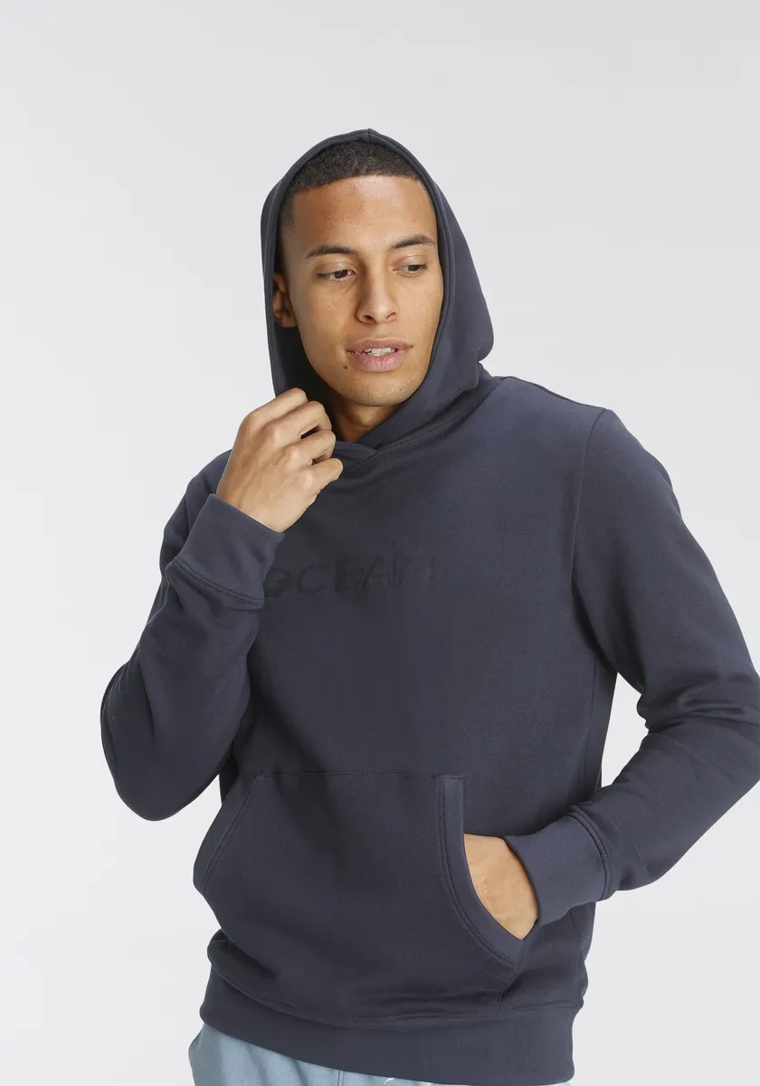 

Толстовка с капюшоном Ocean Sportswear "Essentials Hoody", изготовлена ​​из чистого хлопка, цвет морской волны
