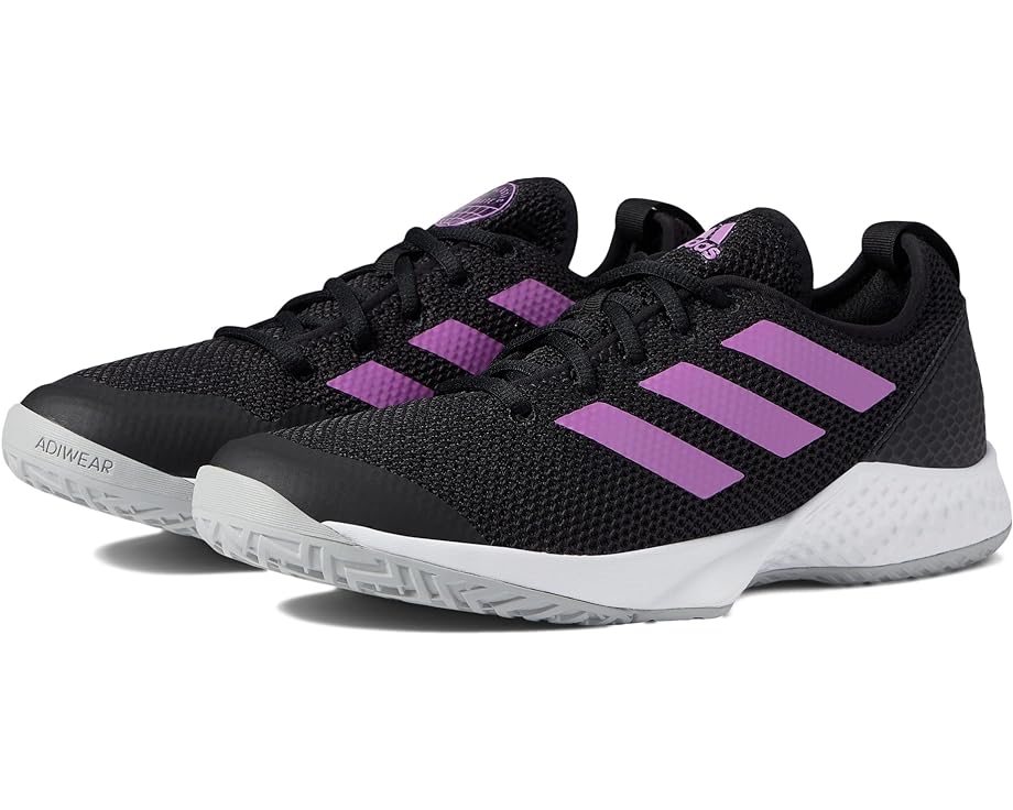 

Кроссовки Adidas Courtflash, цвет Black/Semi Pulse Lilac/Grey