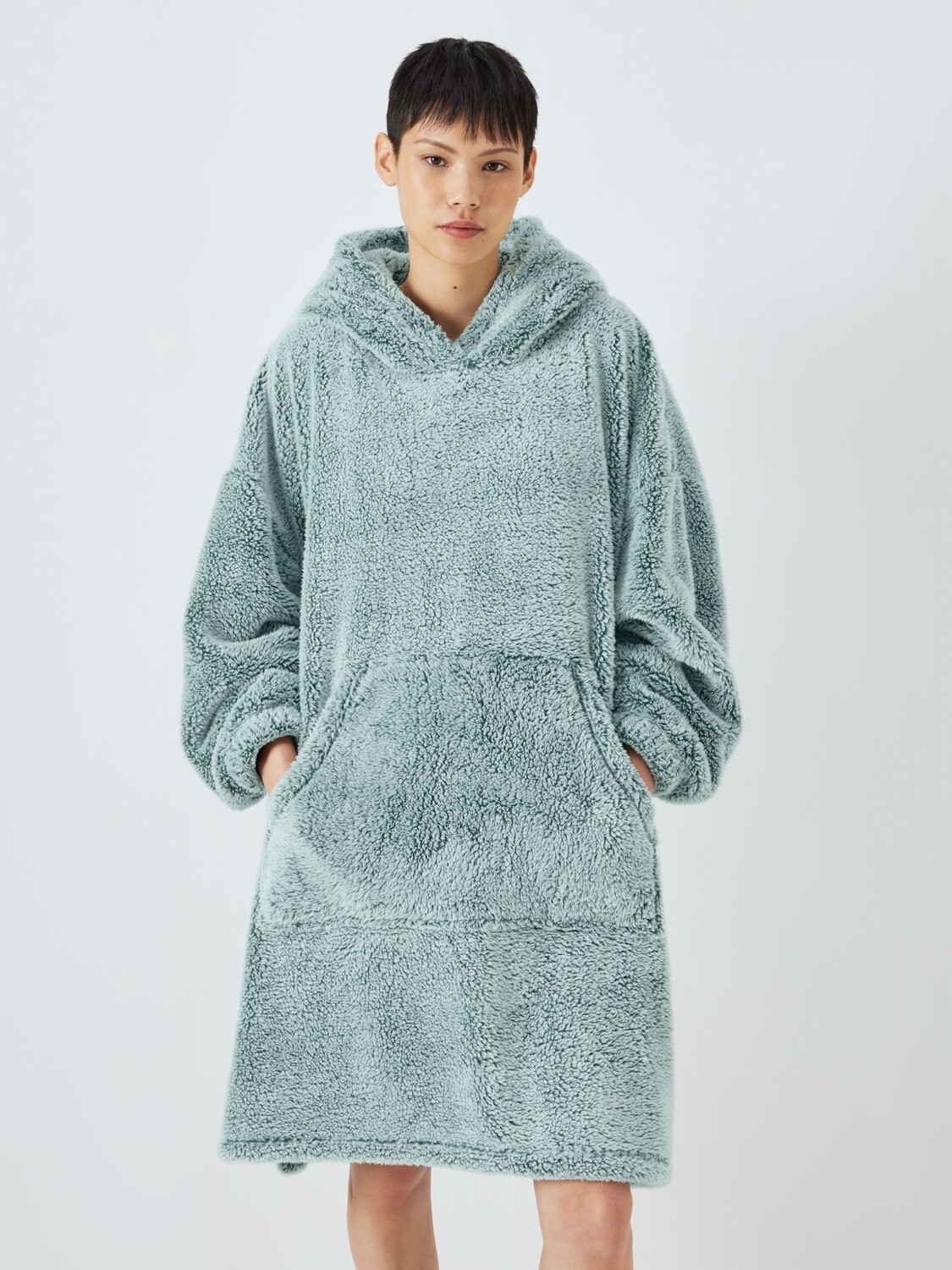 

Толстовка Oversized Lounge с высоким ворсом John Lewis, зеленый
