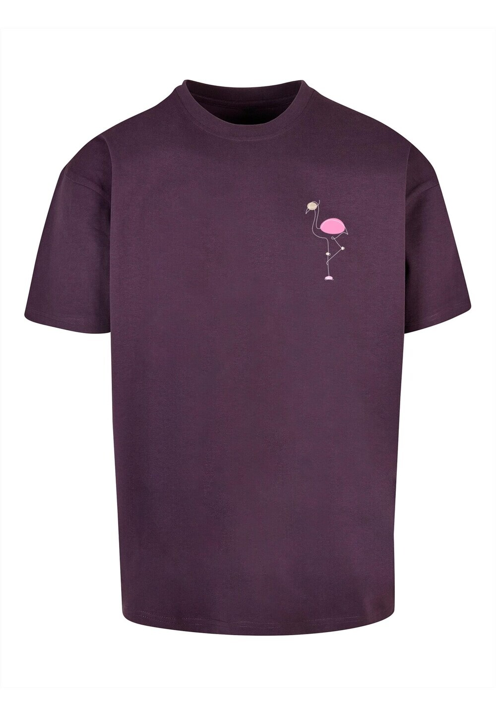 

Футболка Merchcode Flamingo, баклажаны, Фиолетовый