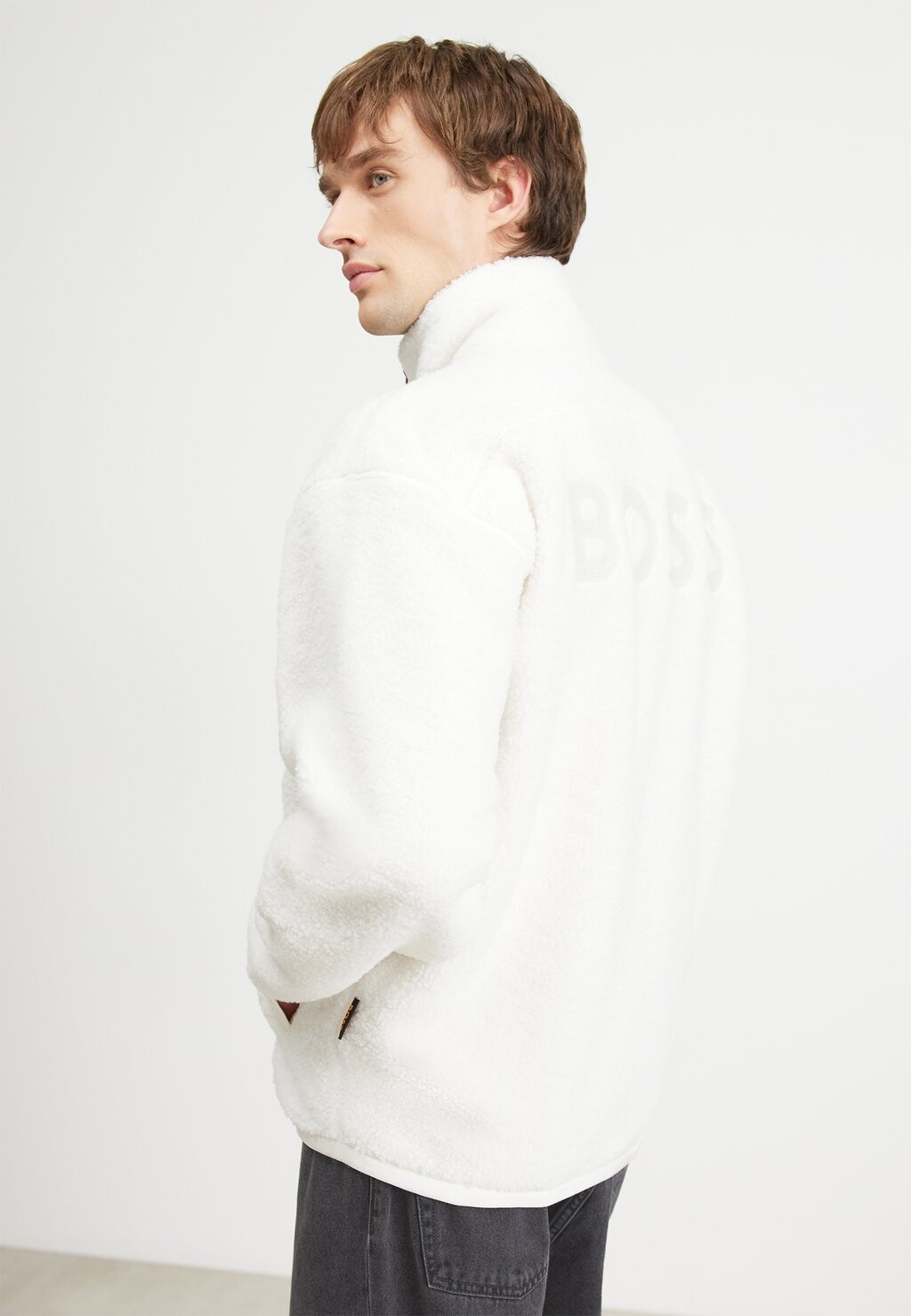 

Толстовка BOSS ЗЕТЕДДИ, цвет natural