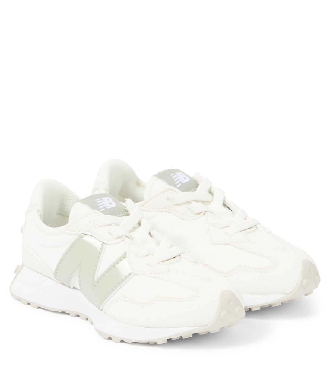

Кожаные кроссовки New Balance, бежевый