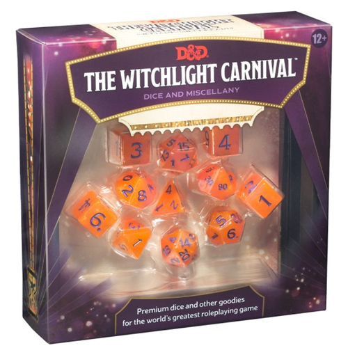 Игровые кубики D&D: Witchlight Carnival Dice Set haxtec antique metal dice set d