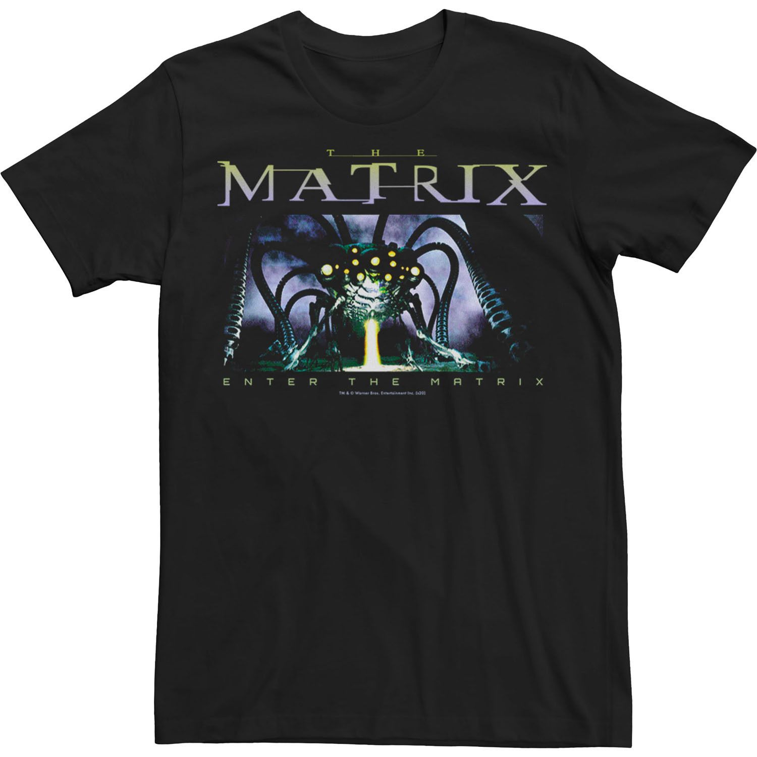 Мужская футболка с плакатом «Матрица из реального мира» Licensed Character дизайн упаковки для реального мира