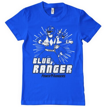Футболка Power Rangers Blue Ranger, синий фигурка reaction figure mighty morphin power rangers wave 2 – pink ranger 9 см