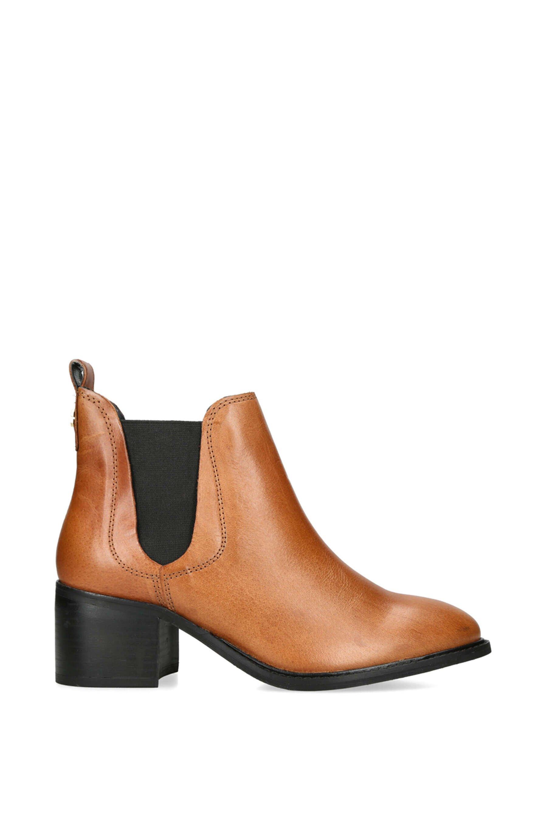 Кожаные ботинки Рональд 2 Carvela, коричневый кожаные ботинки secure lace up 2 carvela черный