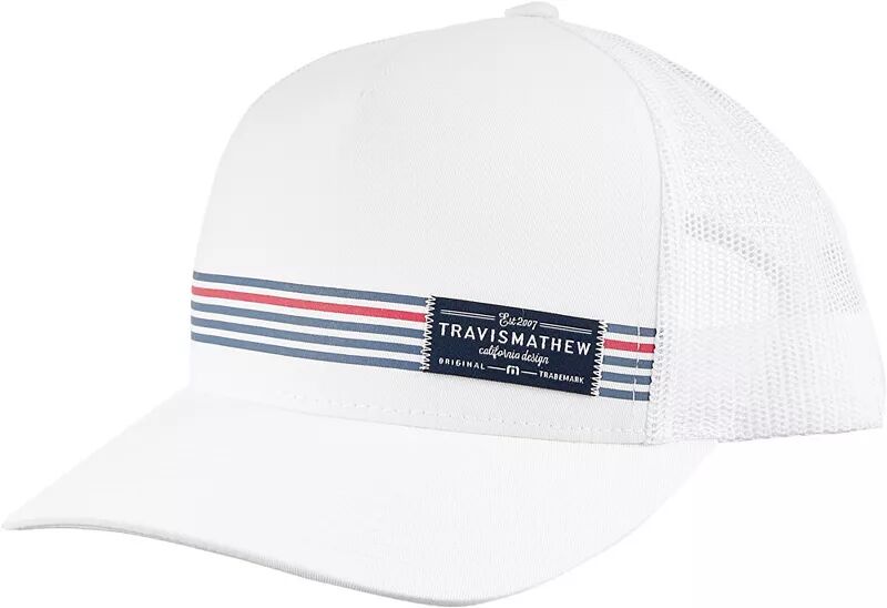 Мужская кепка для гольфа TravisMathew Sully, белый мужская кепка для гольфа travismathew zero hour