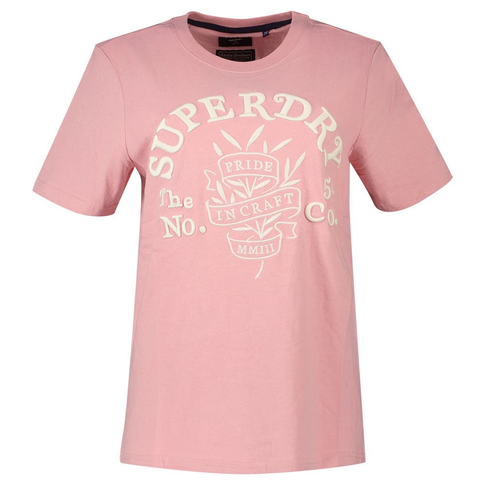 

Футболка Superdry Pride In Craft, розовый