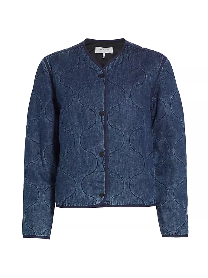 

Джинсовая куртка Remi с длинными рукавами Rag & Bone, цвет ari