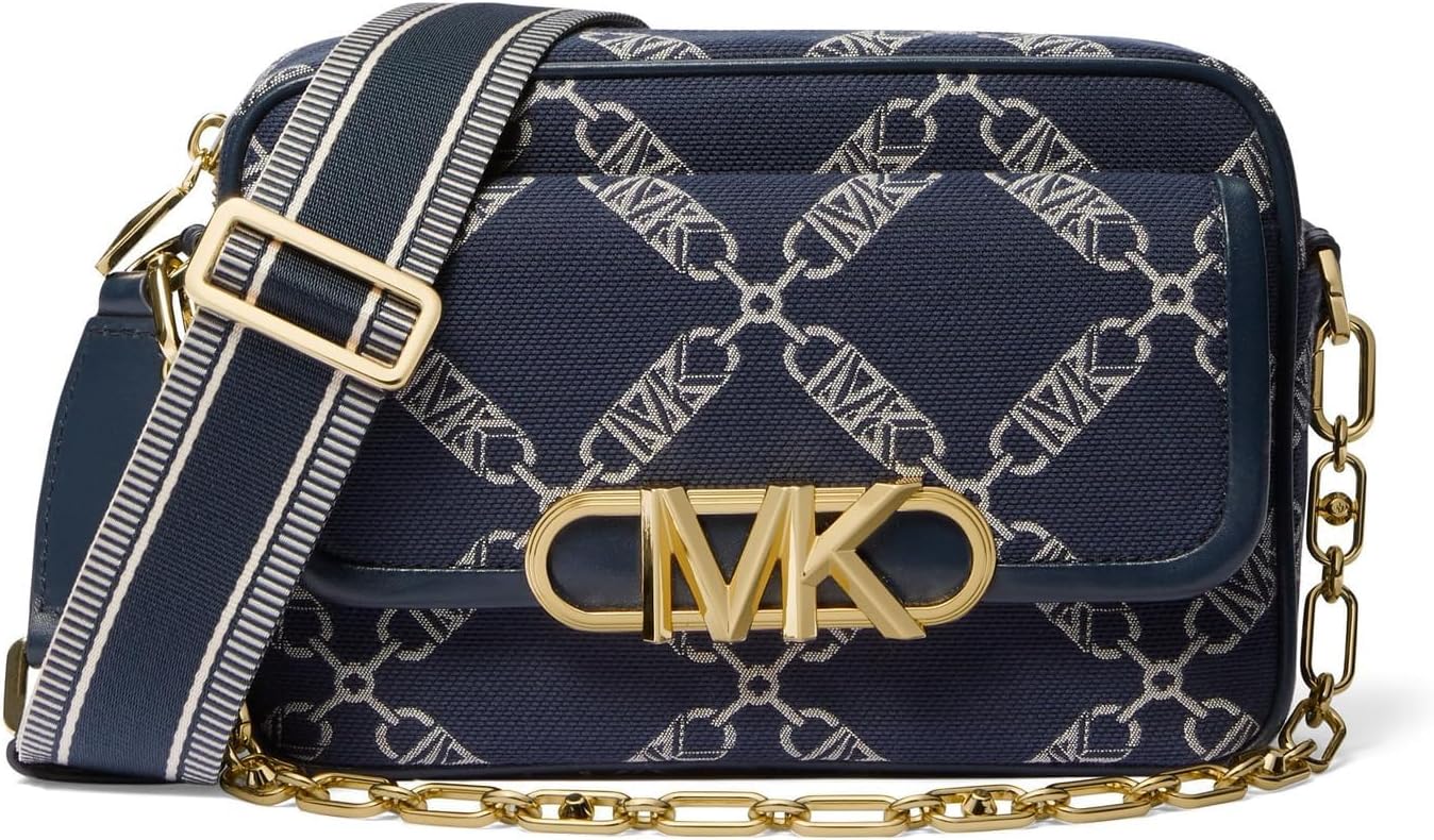 

Сумка Parker Medium Chain Swag Camera Crossbody MICHAEL Michael Kors, цвет Navy Multi, Серый