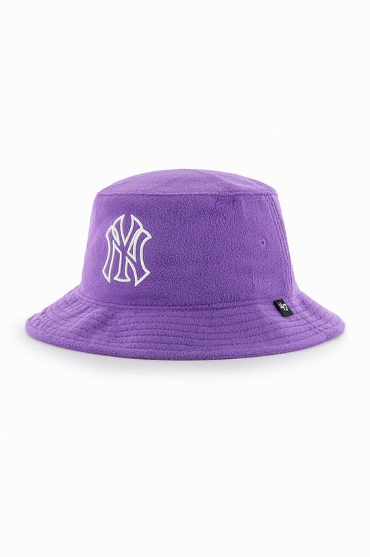 Кепка MLB New York Yankees 47brand, фиолетовый панама 47brand fleece bucket new york yankees ярко фиолетовый b flcbk17pff bv