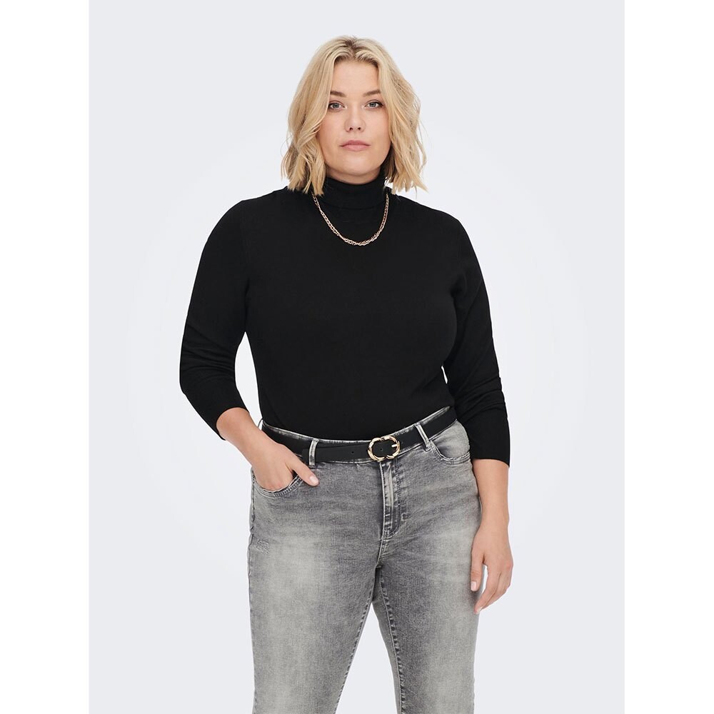 

Свитер Only Carmakoma Venice Life Roll Neck, черный