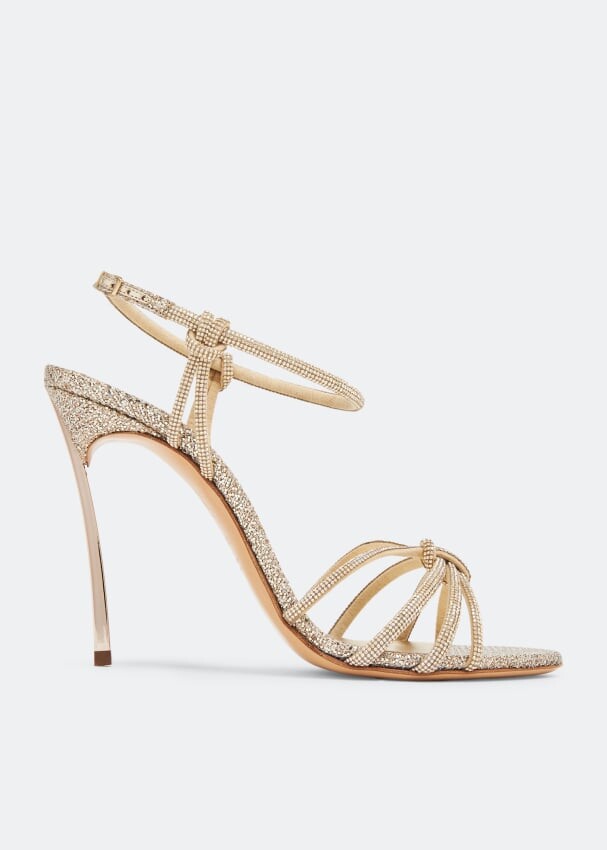 

Сандалии Casadei Blade, золотой