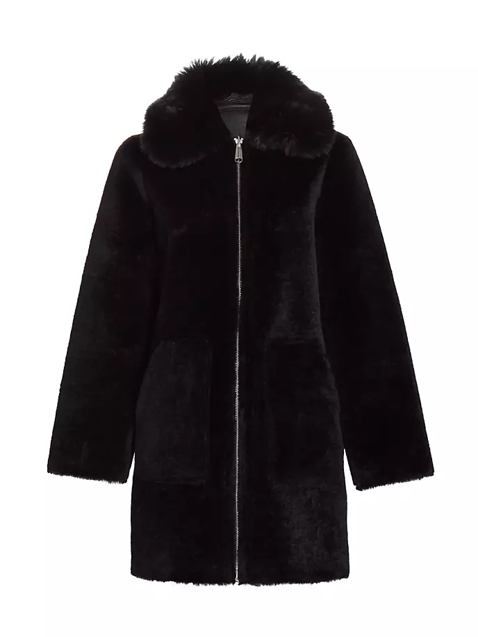 Двустороннее пальто Alison из шерпы Mercer Collective, черный куртка fox mercer 2022 черный