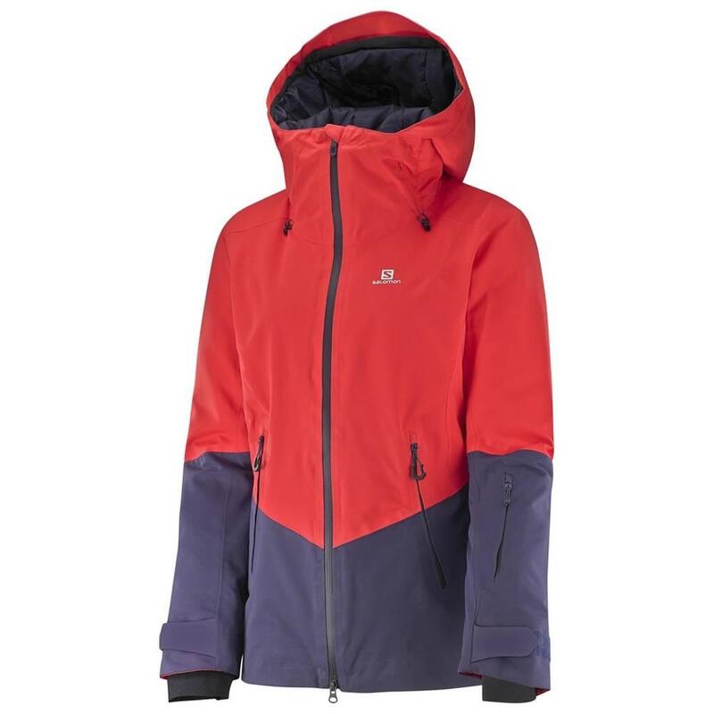 Лыжная куртка QST Guard 20K/20K женская SALOMON, цвет rot лыжная куртка теплая лыжная женская captivate 20k spyder цвет grau