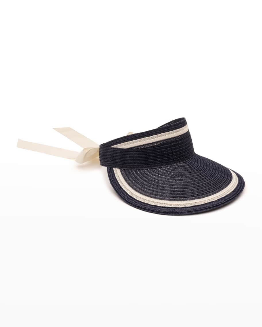 

Ricky Bicolor Packable Visor Eugenia Kim