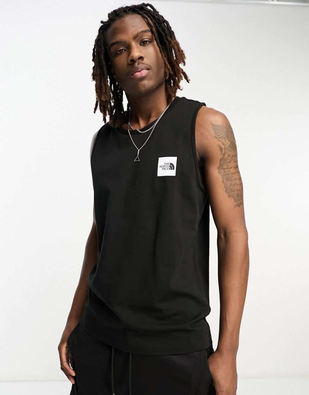 

Черная майка с логотипом The North Face Summer