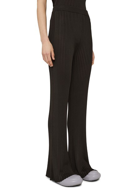 

Расклешенные брюки Jil Sander, темно-коричневый