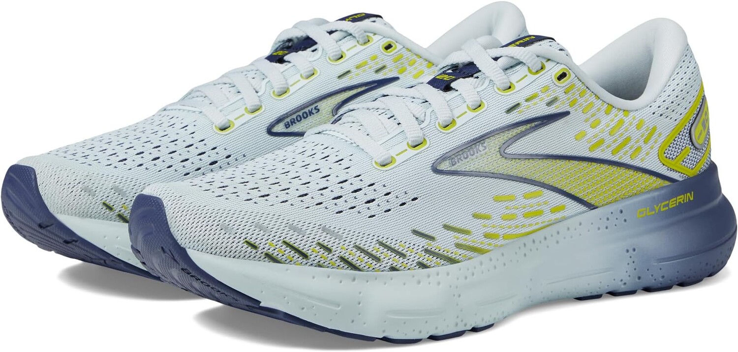 

Кроссовки Glycerin 20 Brooks, цвет Blue/Crown Blue/Sulphur