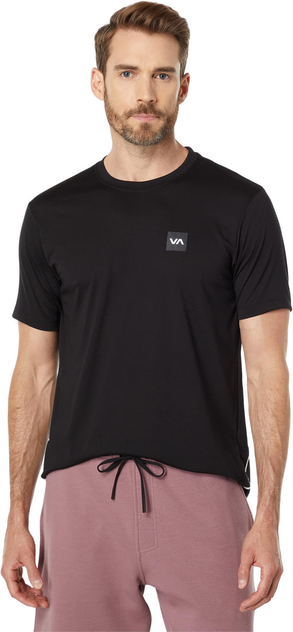 цена 2 футболки с короткими рукавами RVCA, черный
