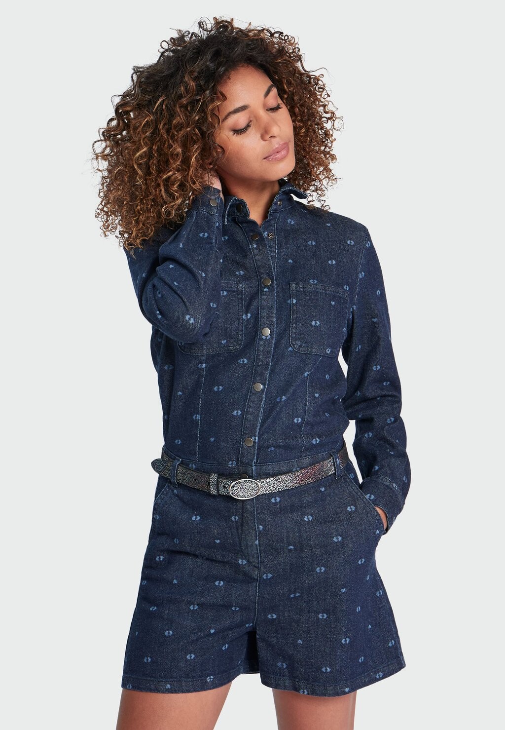 

Комбинезон WITH HEART I.Code by IKKS, цвет blue dark blue