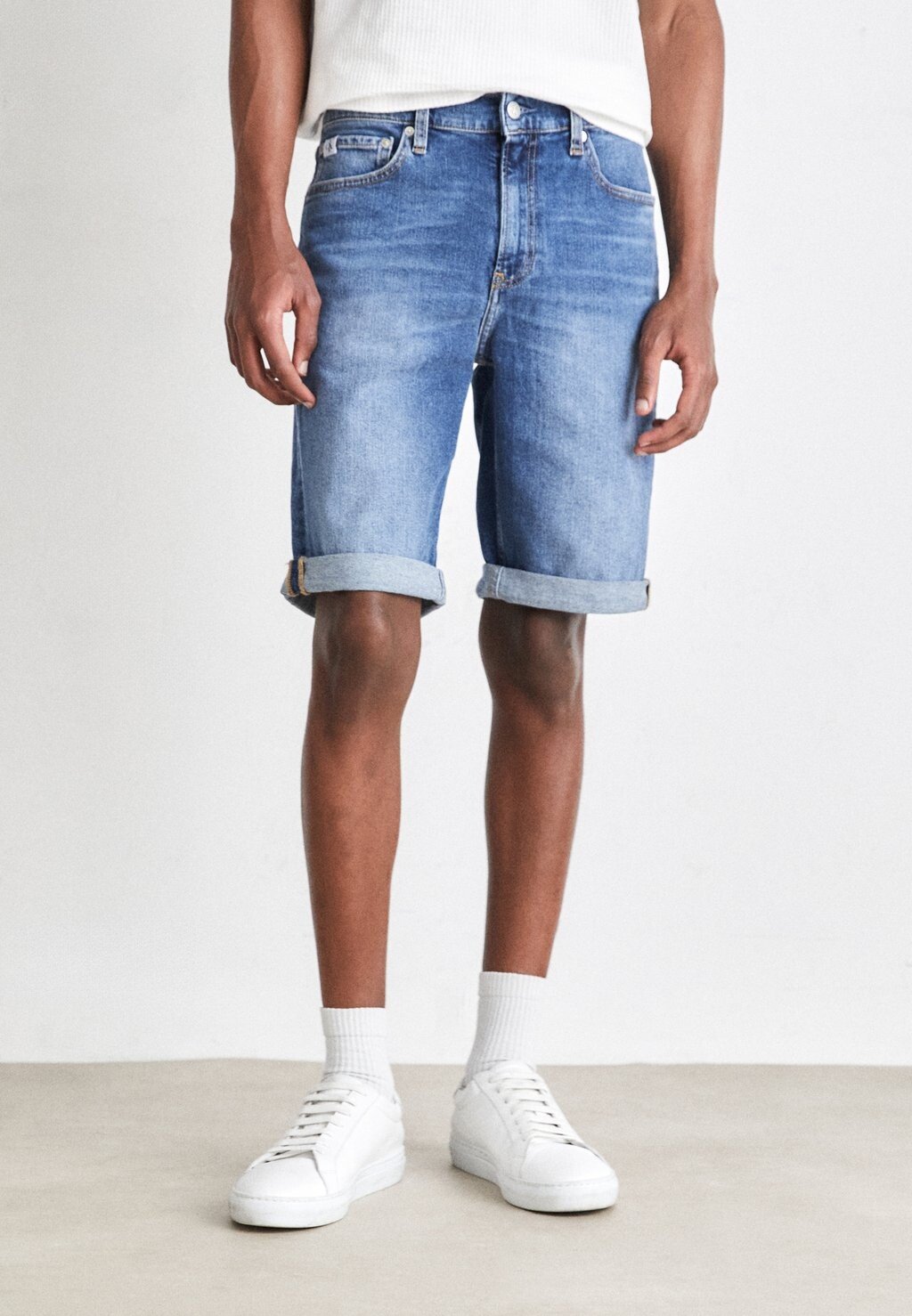 

Джинсовые шорты Calvin Klein Jeans, синий деним