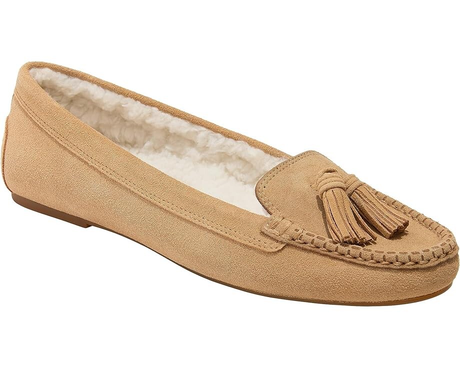 

Лоферы Jack Rogers Melnick Tassel Moccasin Suede Sherpa Lined, песочный