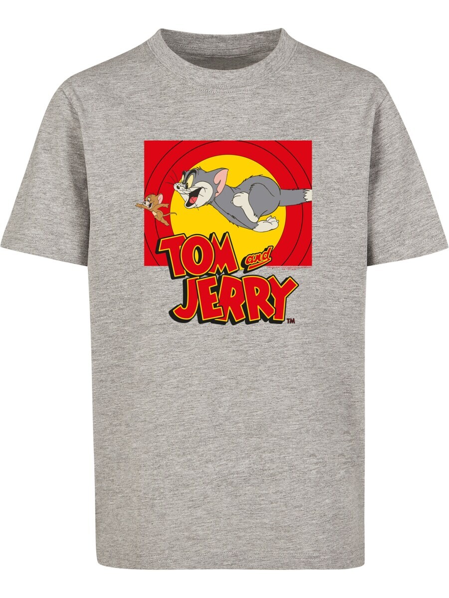 

Футболка F4NT4STIC Tom And Jerry Chase Scene, цвет mottled grey