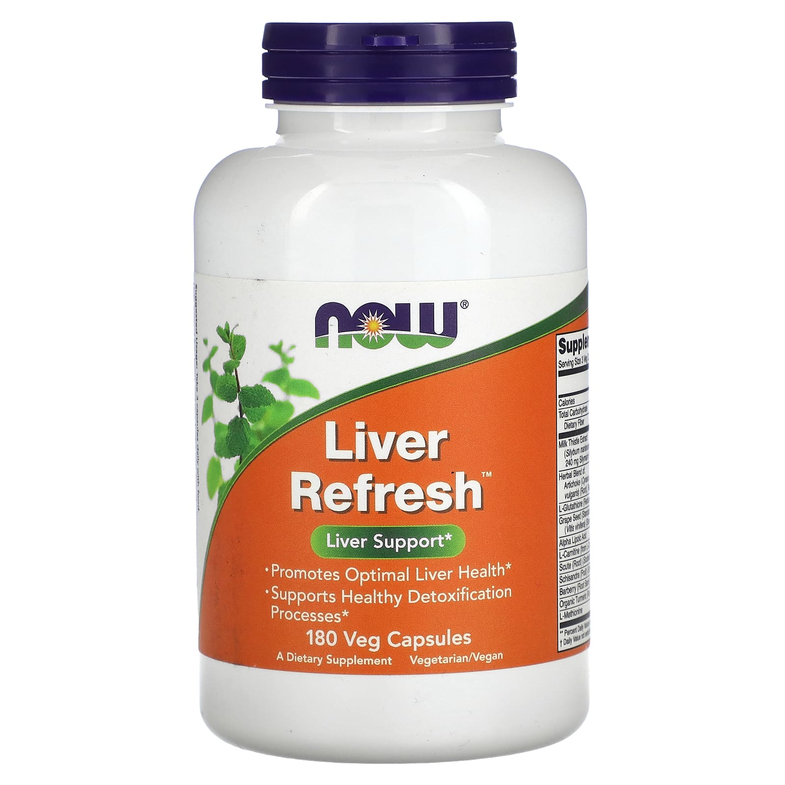 Now Foods Liver Refresh 180 вегетарианских капсул биологически активная добавка now liver refresh 180 шт