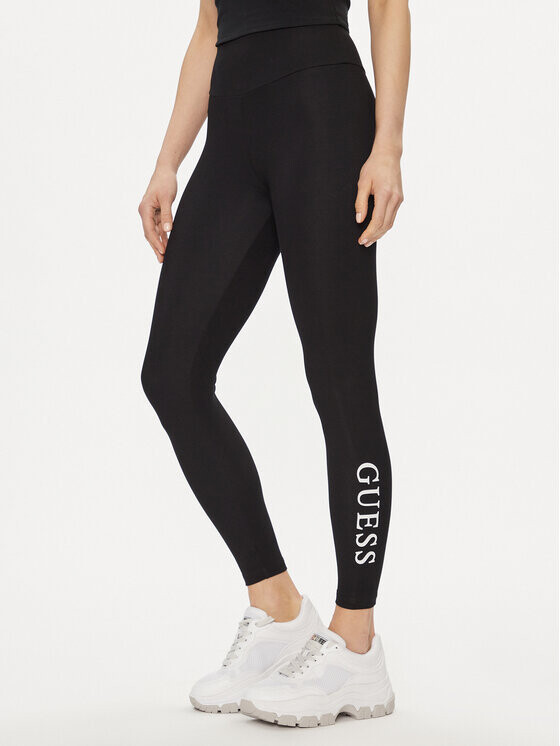 

Леггинсы узкого кроя Guess, черный