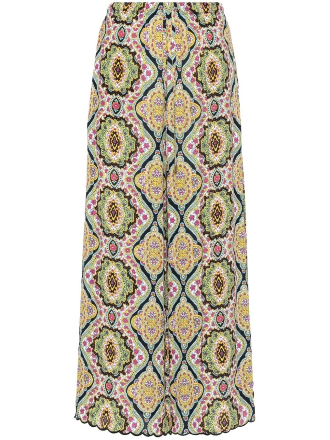 

ETRO широкие брюки с завышенной талией, черный