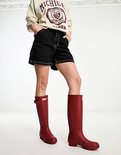 

Резиновые сапоги Hunter Original Tall, красный