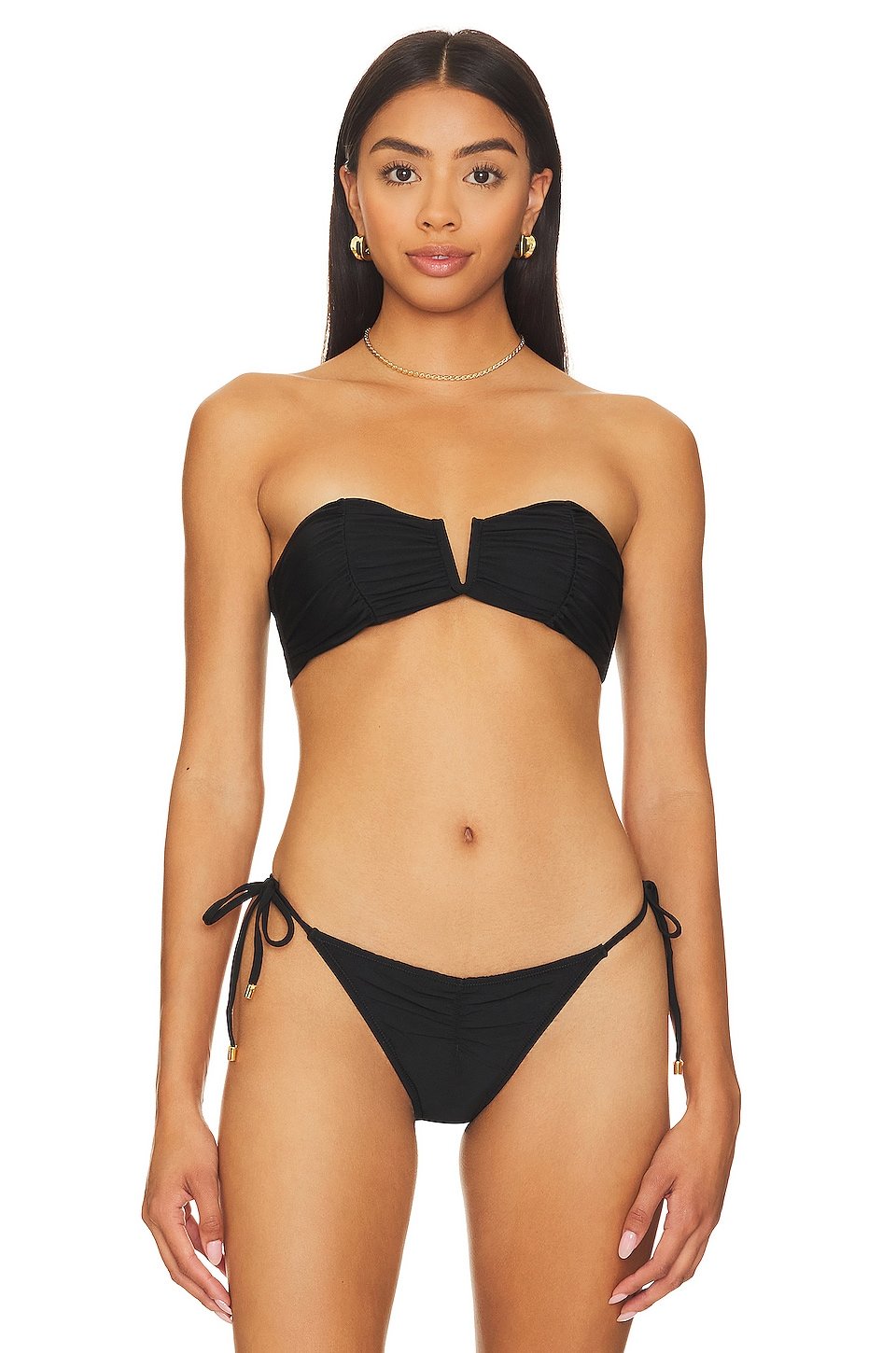 

Топ бикини PQ Ruched Bandeau, цвет Midnight