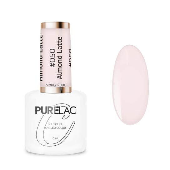 

Гибридный лак для ногтей — #050 Миндальный латте, 6 мл Purelac