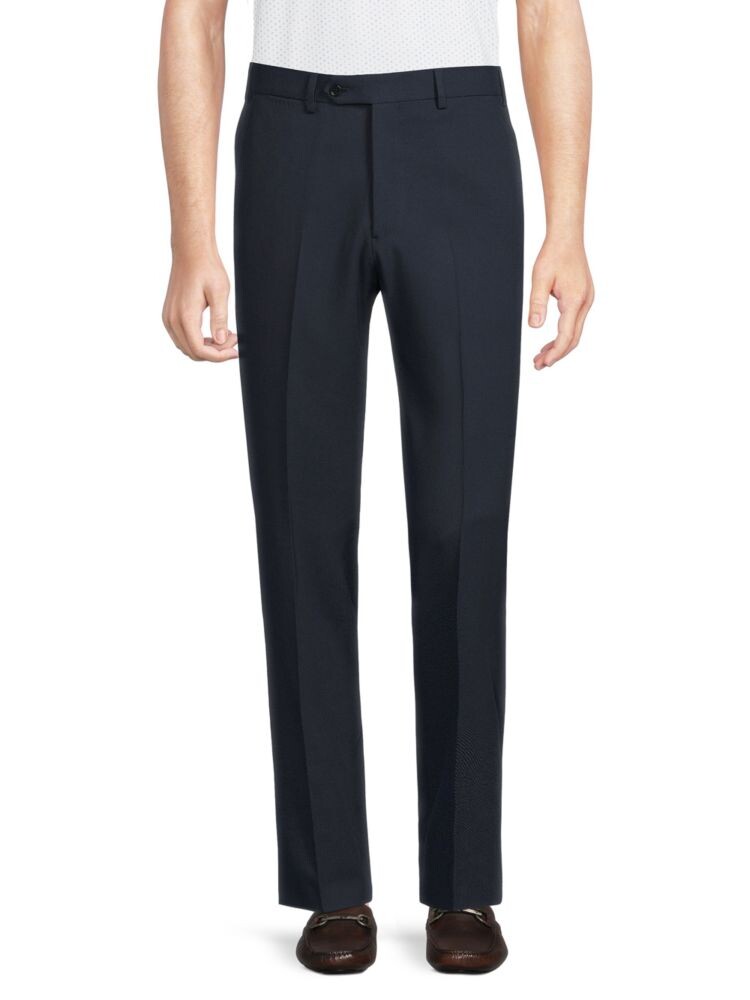 

Брюки из натуральной шерсти Armani Collezioni, синий
